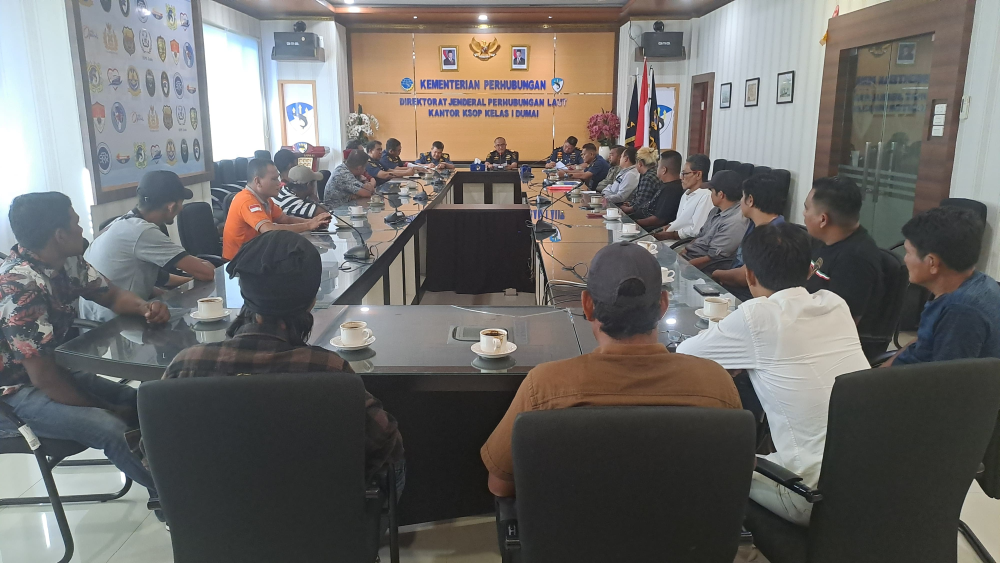 KANTOR KSOP KELAS I DUMAI MENERIMA  Temu Ramah Bersama dan Pengenalan Koperasi Jasa Tenaga Kerja Bongkar Muat (TKBM) Pelabuhan Dumai Bumi Melayu Berkah