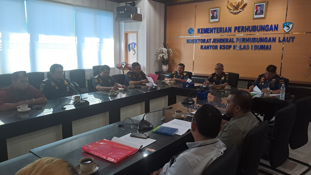 KANTOR KSOP KELAS I DUMAI MENERIMA  Temu Ramah Bersama dan Pengenalan Koperasi Jasa Tenaga Kerja Bongkar Muat (TKBM) Pelabuhan Dumai Bumi Melayu Berkah
