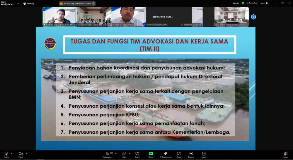 HARI KEDUA ORIENTASI CPNS TAHUN 2025 DI LINGKUNGAN DIREKTORAT JENDERAL PERHUBUNGAN LAUT