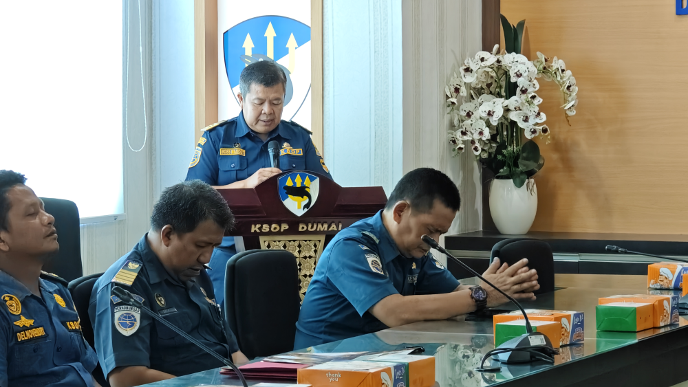 Penandatanganan Perjanjian Kerja Sama Antara Kantor Kesyahbandaran dan Otoritas Pelabuhan Kelas I Dumai dengan Terminal Khusus PT. Sari Dumai Sejati dan Terminal Khusus PT. Semesta Alam Permai, tentang Penggunaan Perairan dan Pelayanan Kepentingan&nbsp;Umum&nbsp;Se