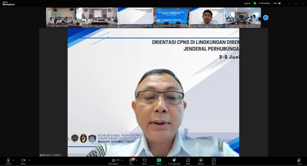 PENUTUPAN KEGIATAN ORIENTASI CPNS TAHUN 2025 DI LINGKUNGAN DITJEN HUBLA