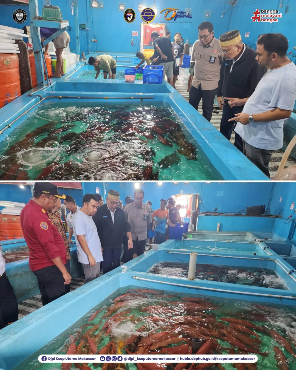 Peninjauan Kapal Cold Storage di Pelabuhan Makassar dan Paotere