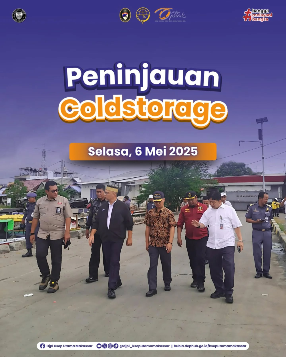 Peninjauan Kapal Cold Storage di Pelabuhan Makassar dan Paotere
