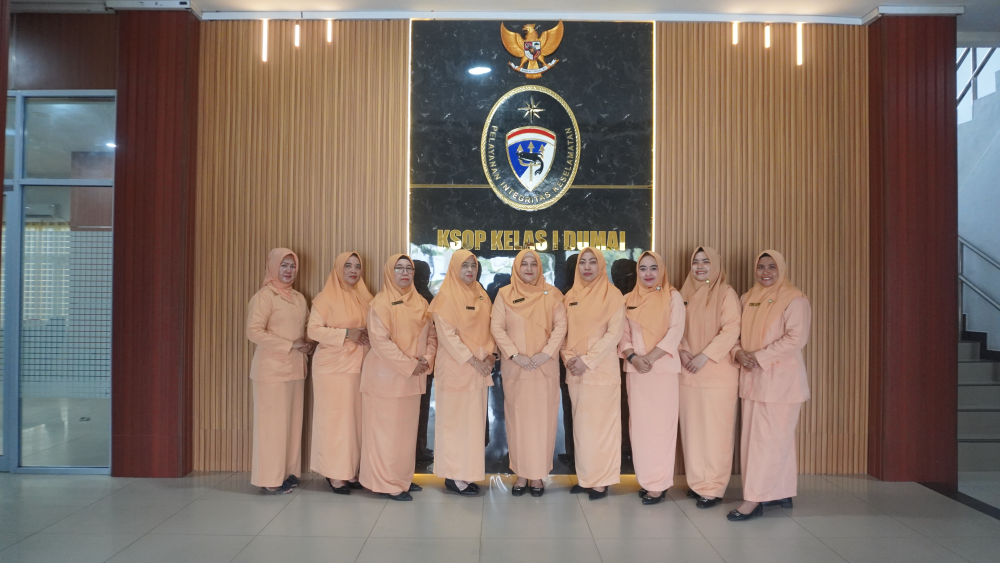 PERTEMUAN RUTIN BULANAN DWP KANTOR KSOP KELAS I DUMAI