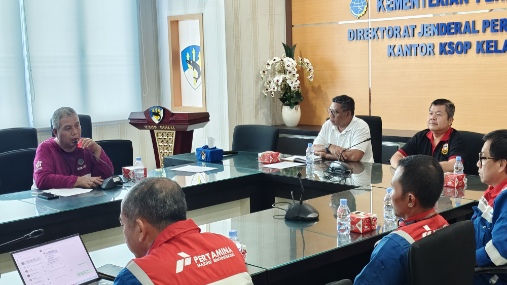 Kegiatan Rapat Koordinasi Progres Pekerjaan Pengerukan PT. Pertamina Hulu Rokan.