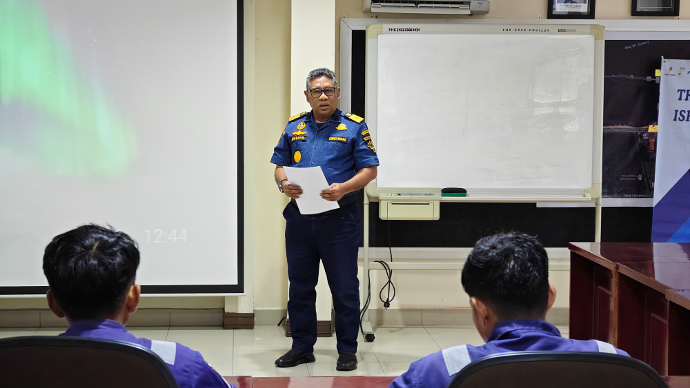 Kegiatan Awarness Training ISPS Code di TUKS PT. Pertamina Hulu Rokan.