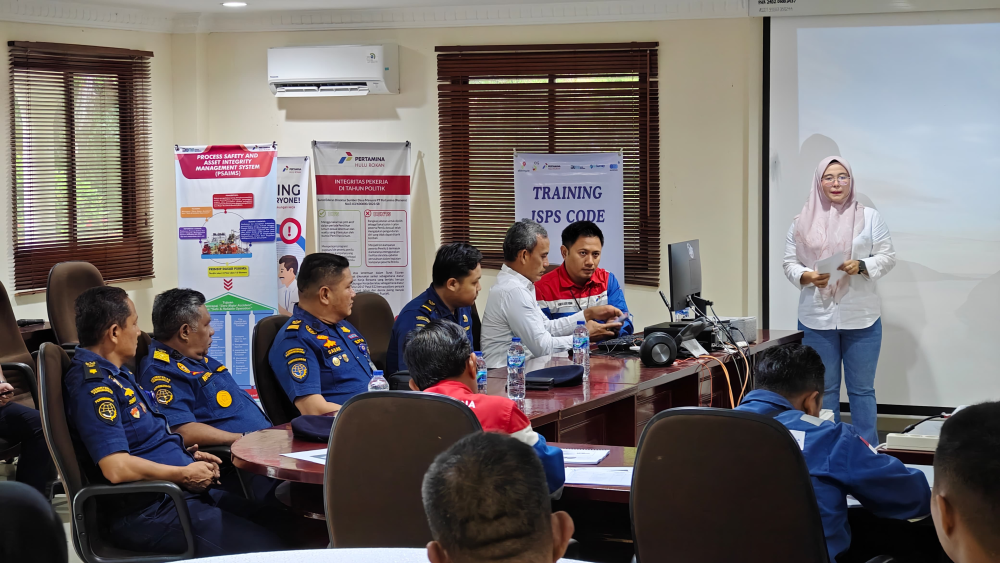 Kegiatan Awarness Training ISPS Code di TUKS PT. Pertamina Hulu Rokan.