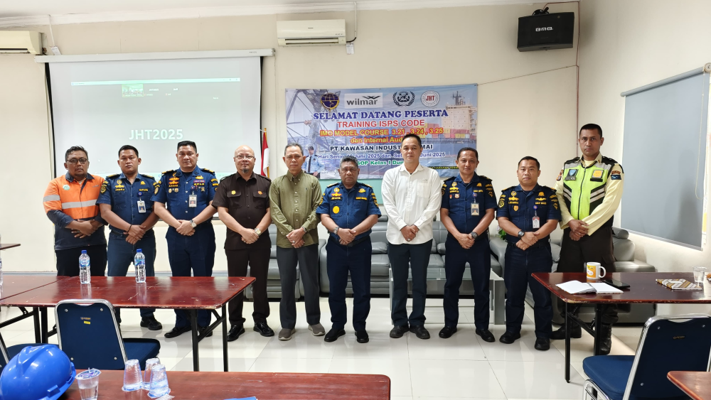 Kegiatan Training IMO Model Course 3.24, 3.25 dan Internal Audit di Terminal Khusus PT. Kawasan Industri Dumai Tahun 2025.