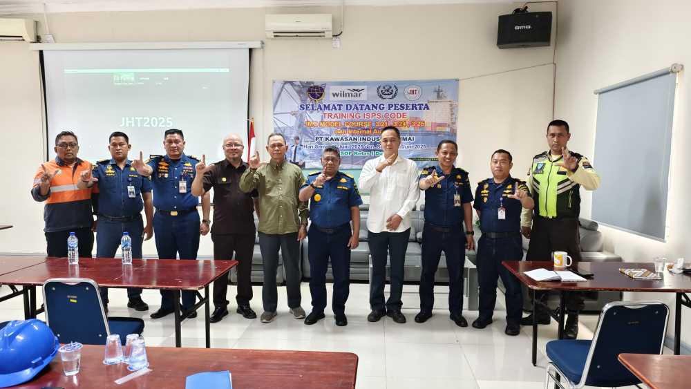 Kegiatan Training IMO Model Course 3.24, 3.25 dan Internal Audit di Terminal Khusus PT. Kawasan Industri Dumai Tahun 2025.