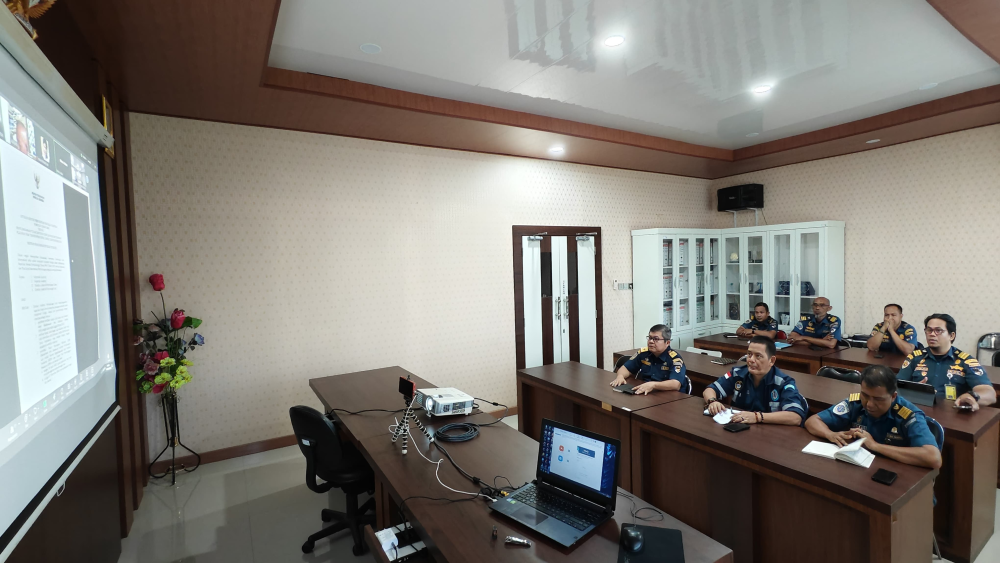 KANTOR KSOP KELAS I DUMAI MENGIKUTI RAPAT  Pembahasan Tindak Lanjut PM. 77 Tahun 2016