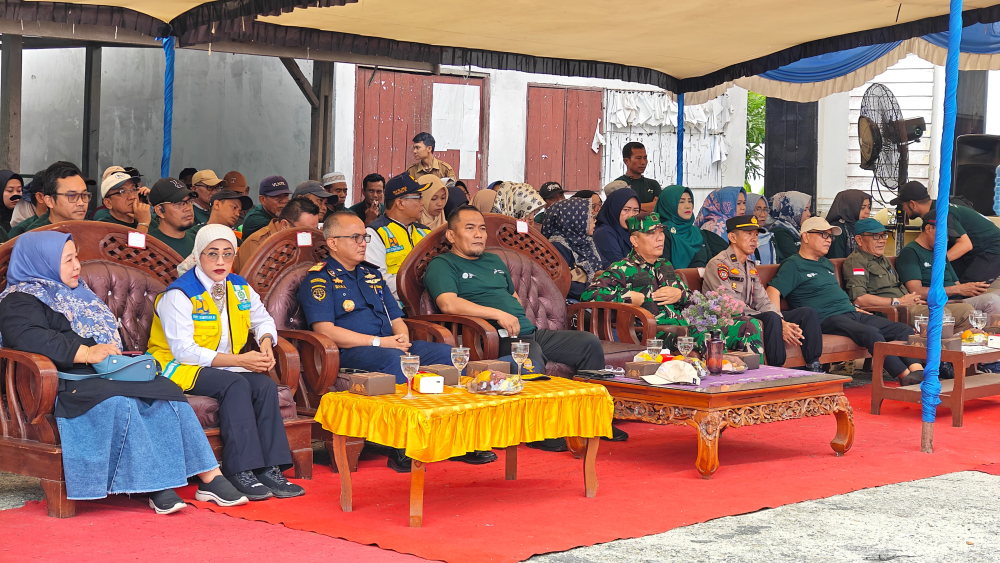 Kegiatan Aksi Bersih-bersih Kanal Jaya Maukti dan Penanaman Poho