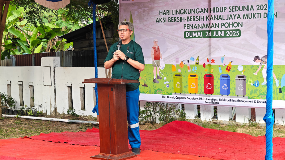 Kegiatan Aksi Bersih-bersih Kanal Jaya Maukti dan Penanaman Poho