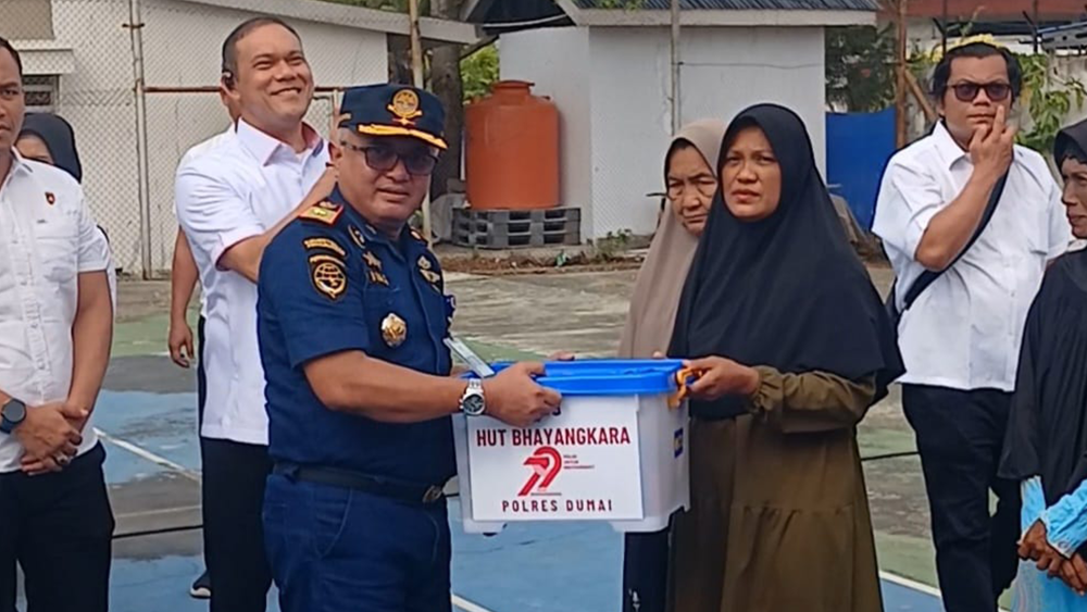 DEKLARASI KAMPUNG BEBAS DARI NARKOBA DALAM RANGKA HARI BHAYANGKARA&nbsp;KE-79
