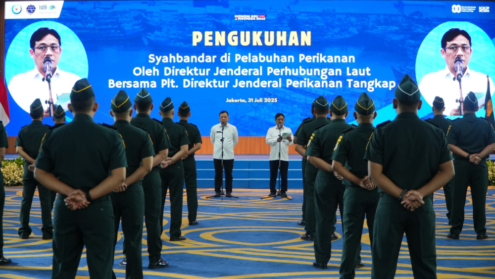 Kukuhkan 30 Syahbandar Perikanan, Kemenhub dan KKP Perkuat Sinergi Keselamatan Pelayaran