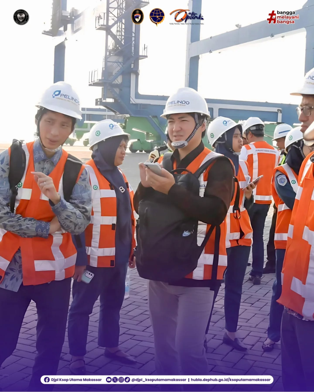 Kunjungan JICA Team ke Pelabuhan Makassar