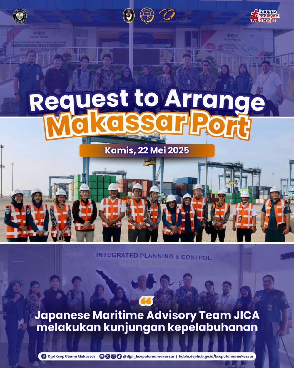 Kunjungan JICA Team ke Pelabuhan Makassar