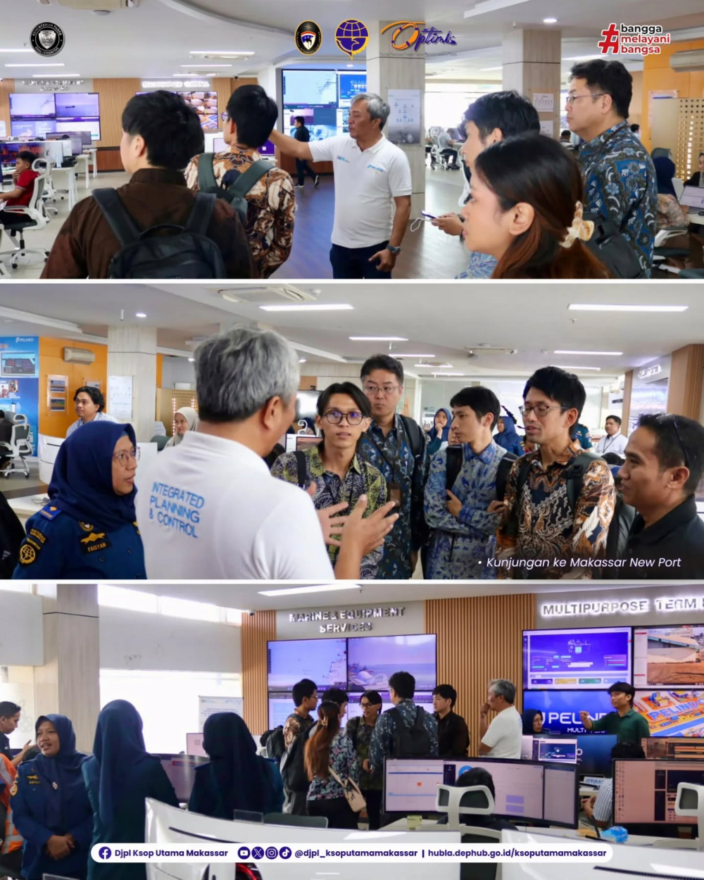Kunjungan JICA Team ke Pelabuhan Makassar