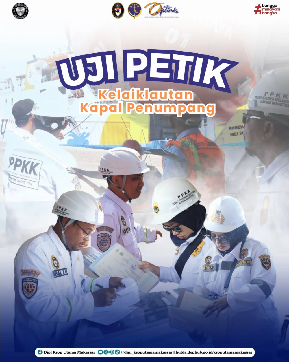 KSOP Utama Makassar Lakukan Uji Kelaiklautan Kapal Penumpang Menjelang Liburan Sekolah Tahun 2025