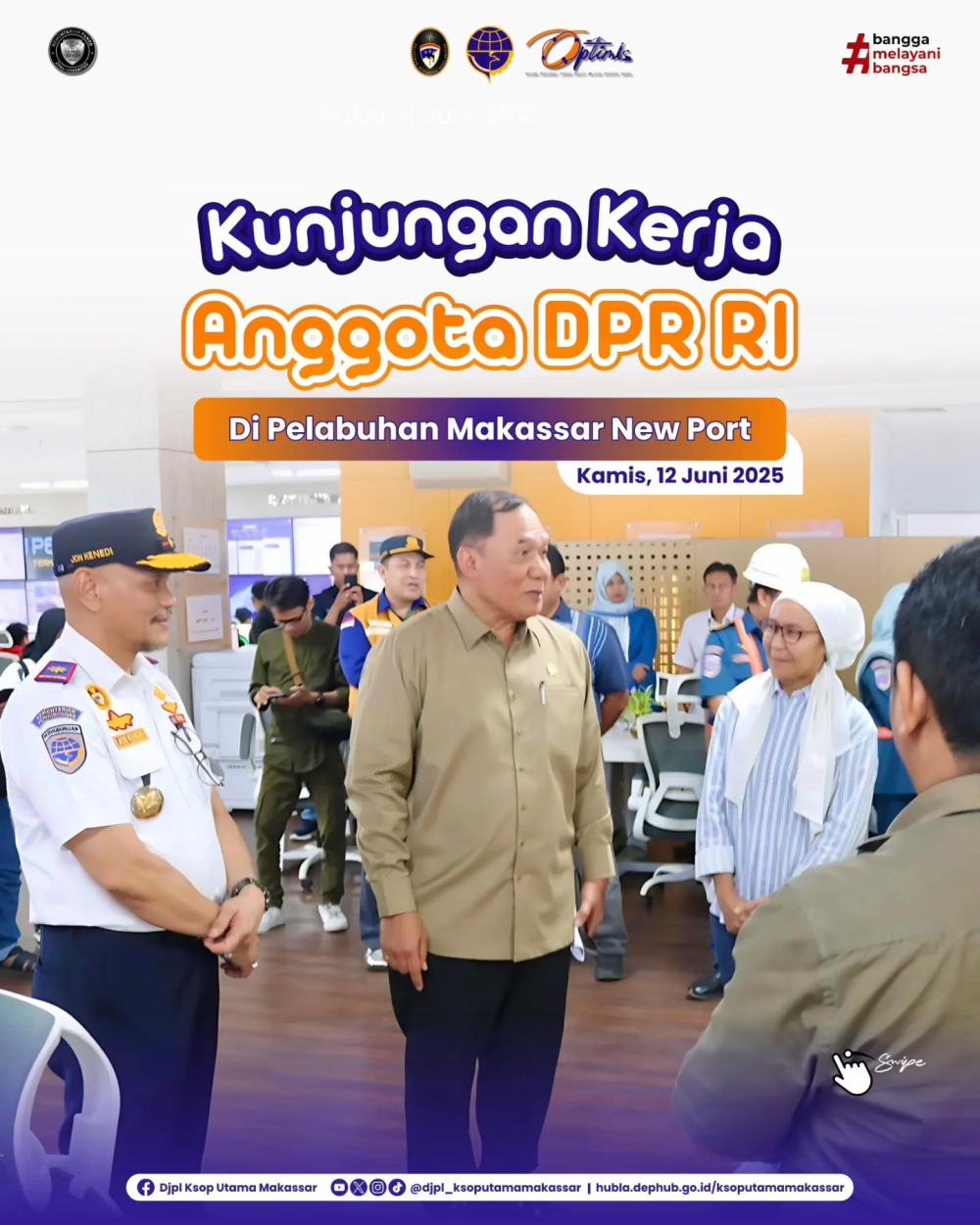 Anggota DPR RI Bambang Haryo Soekartono Kunjungi Makassar New Port