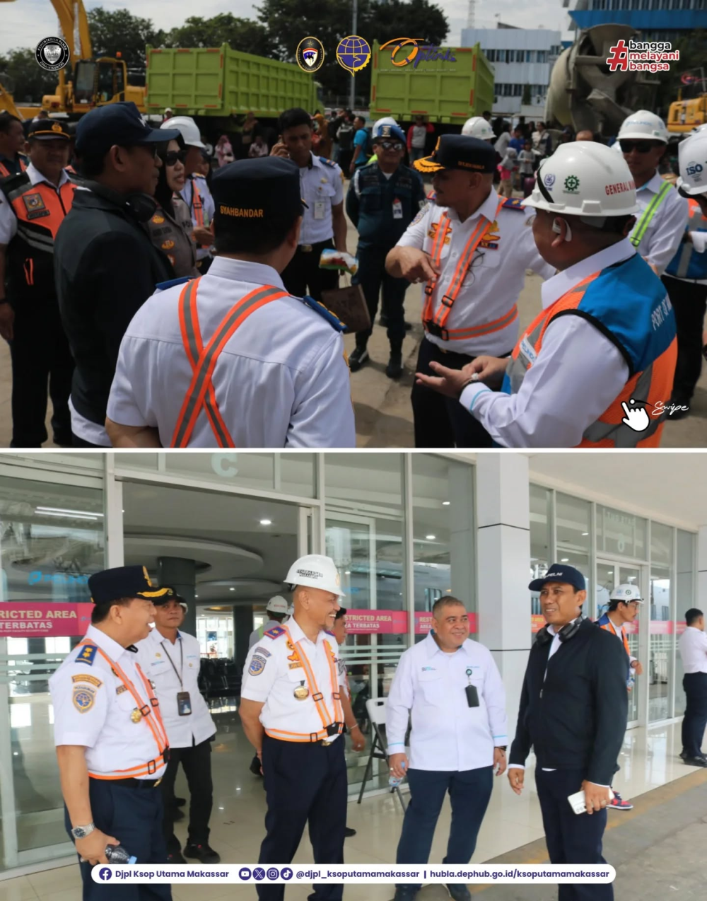 KSOP Utama Makassar Pantau Bongkar Muat dan Kunjungi KM Gunung Dempo, Tegaskan Sinergi Pelabuhan