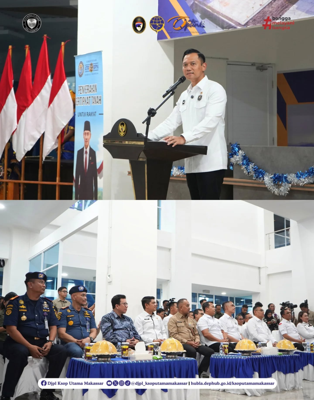 Menko AHY Tinjau Pelabuhan Donggala, Didampingi Kepala KSOP Utama Makassar