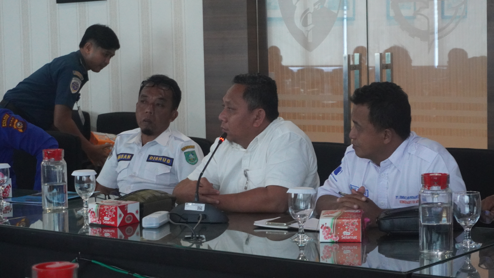 Rapat Koordinasi Keselamatan dan Keamanan serta Kelancaran Operasi Kapal Penyebrangan di Wilayah Dumai
