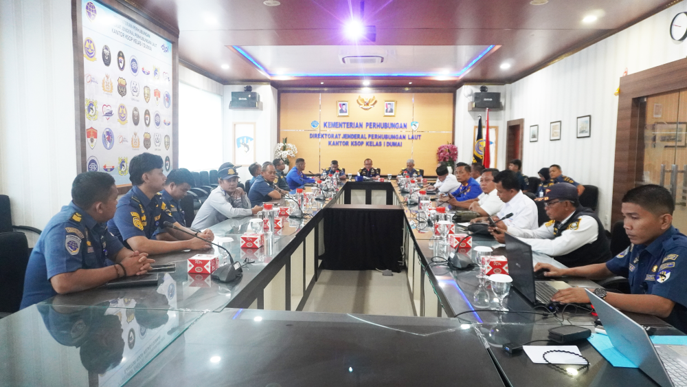 Rapat Koordinasi Keselamatan dan Keamanan serta Kelancaran Operasi Kapal Penyebrangan di Wilayah Dumai