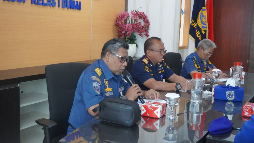 Rapat Koordinasi Keselamatan dan Keamanan serta Kelancaran Operasi Kapal Penyebrangan di Wilayah Dumai