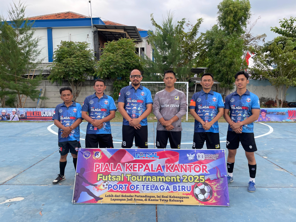 Semarak HUT RI ke-80, UPP Telaga Biru Gelar Turnamen Futsal Piala Kepala Kantor