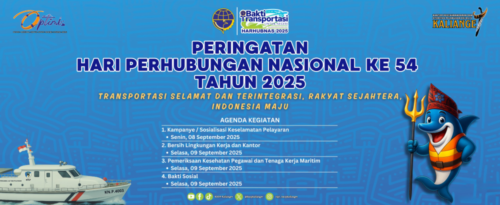 Rangkaian kegiatan KSOP Kelas IV Kalianget dalam rangka Harhubnas 2025
