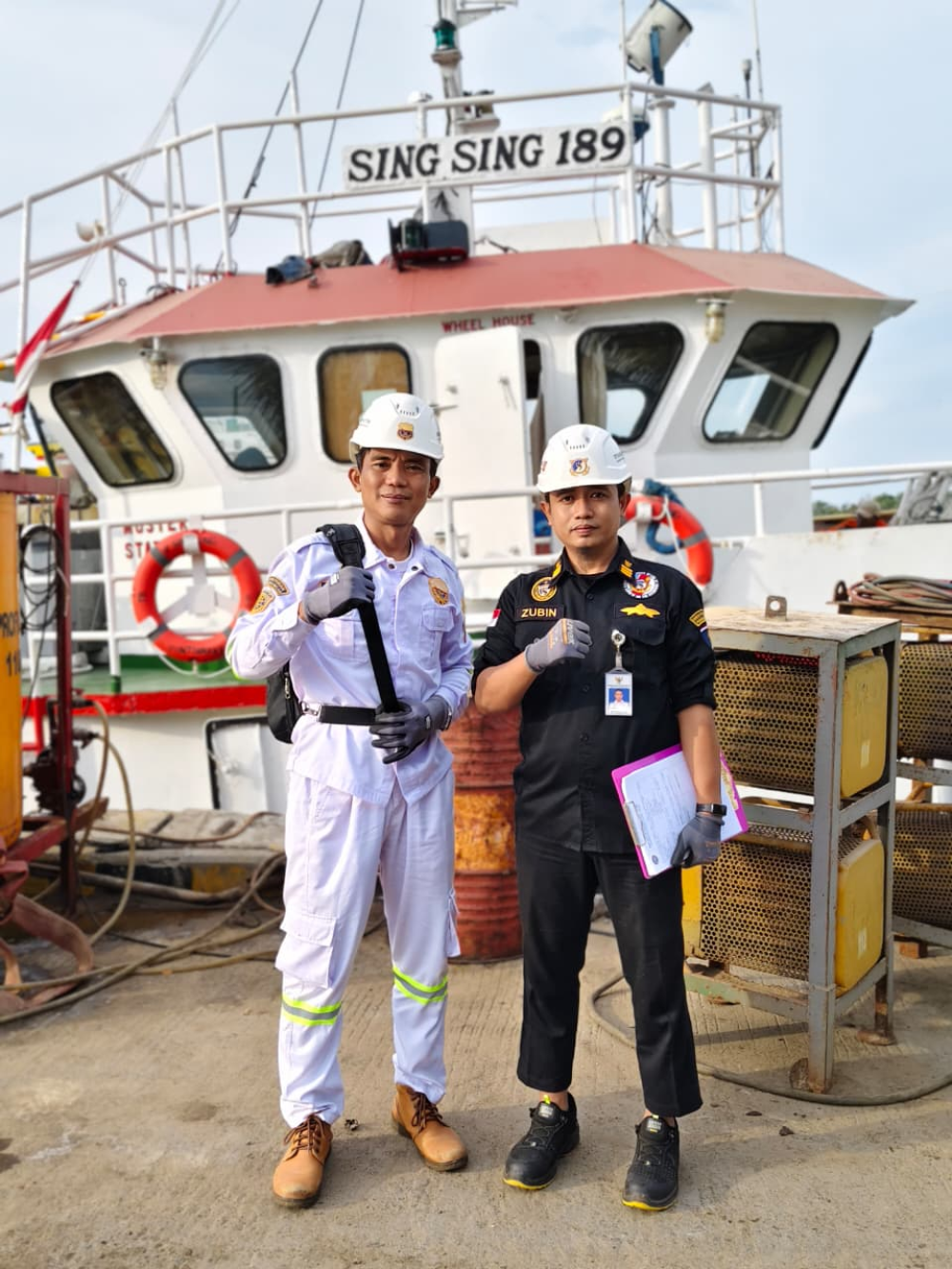 Pastikan Laik Laut, TB Sing Sing 189 dan TK Sing Sing 89 Jalani Pemeriksaan Keselamatan.