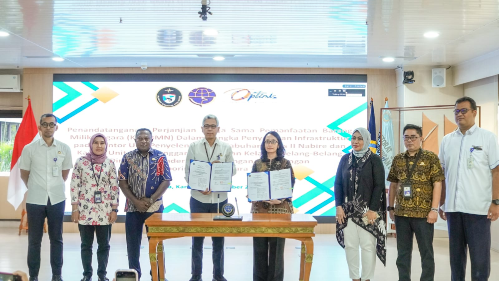 Kemenhub Teken Perjanjian Kerja Sama Pemanfaatan BMN dengan PT Transporindo Nusantara Terminal