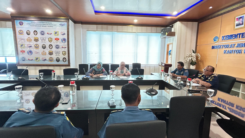 KANTOR KSOP KELAS I DUMAI MENERIMA KUNJUNGAN KERJA DARI BADAN KEBIJAKAN PERDAGANGAN KEMENTERIAN PERDAGANGAN