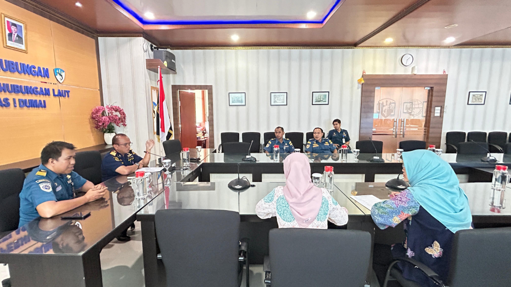 KANTOR KSOP KELAS I DUMAI MENERIMA KUNJUNGAN KERJA DARI BADAN KEBIJAKAN PERDAGANGAN KEMENTERIAN PERDAGANGAN