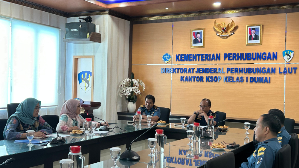 KANTOR KSOP KELAS I DUMAI MENERIMA KUNJUNGAN KERJA DARI BADAN KEBIJAKAN PERDAGANGAN KEMENTERIAN PERDAGANGAN