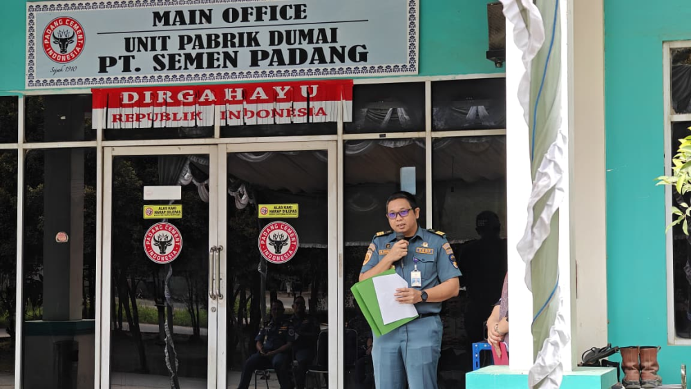 KANTOR KSOP KELAS I DUMAI MEMBUKA KEGIATAN PELAKSANAAN TABLE TOP EXCERCISE ISPS CODE DI TERMINAL KHUSUS  PT SEMEN PADANG DUMAI TAHUN 2025