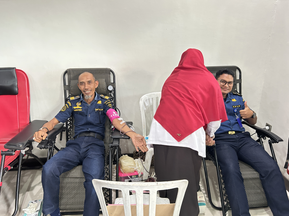 Dalam Rangka Memperingati Hari Perhubungan Nasional Tahun 2025 Kantor KSOP Kelas I Dumai Mengikuti Kegiatan Bakti Sosial Pemeriksaan Kesehatan Gratis Di Distrik Navigasi Tipe A Kelas I Dumai