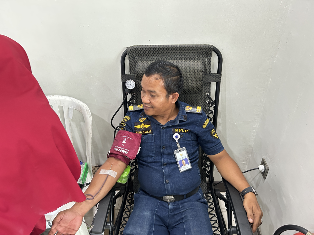 Dalam Rangka Memperingati Hari Perhubungan Nasional Tahun 2025 Kantor KSOP Kelas I Dumai Mengikuti Kegiatan Bakti Sosial Pemeriksaan Kesehatan Gratis Di Distrik Navigasi Tipe A Kelas I Dumai