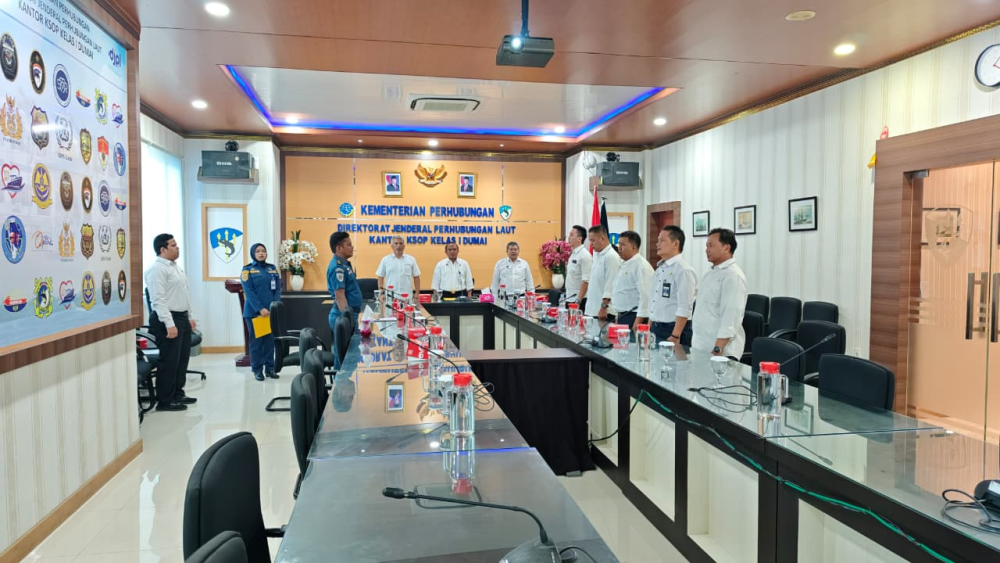 Penandatanganan Adendum Perjanjian Kerja Sama Antara Kantor Kesyahbandaran dan Otoritas Pelabuhan Kelas I Dumai dengan PT. Kawasan Industri Dumai Tentang Penggunaan Perairan di Terminal Khusus PT. Kawasan Industri Dumai