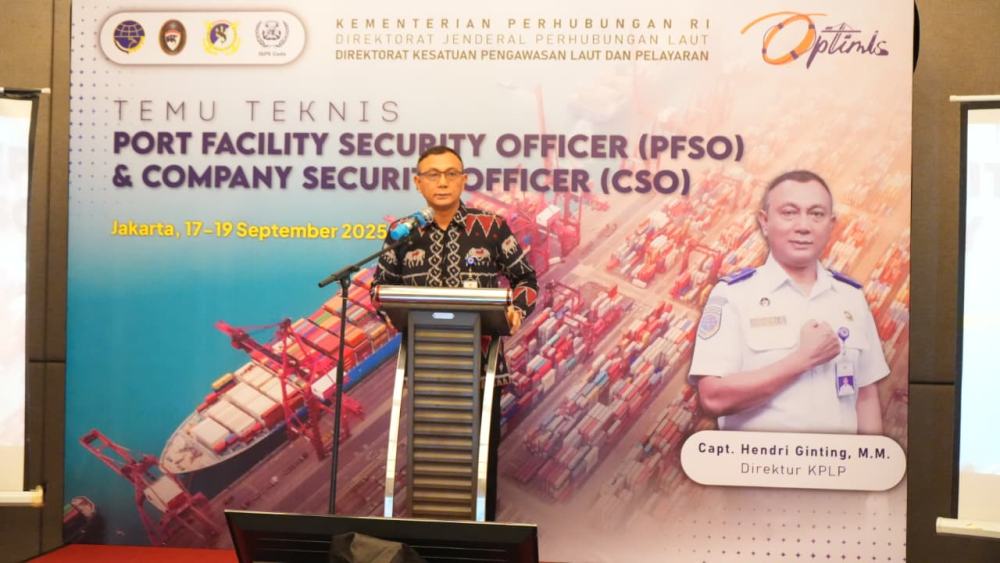 Perkuat Keamanan Bidang Maritim, Kemenhub Gelar Temu Teknis PFSO dan CSO 2025 di Jakarta
