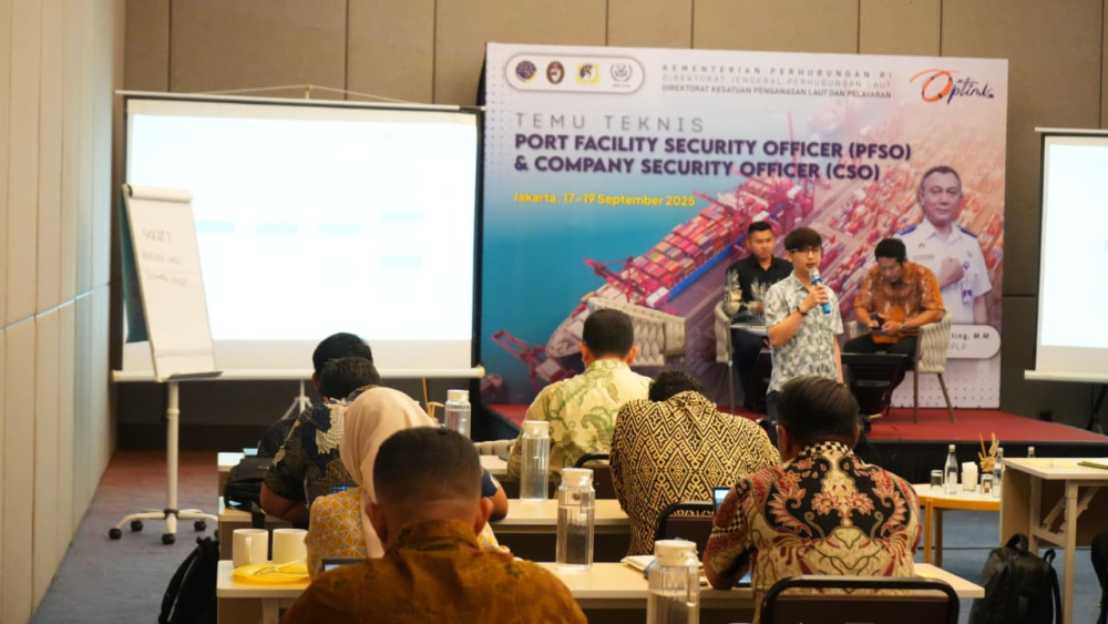Perkuat Keamanan Bidang Maritim, Kemenhub Gelar Temu Teknis PFSO dan CSO 2025 di Jakarta