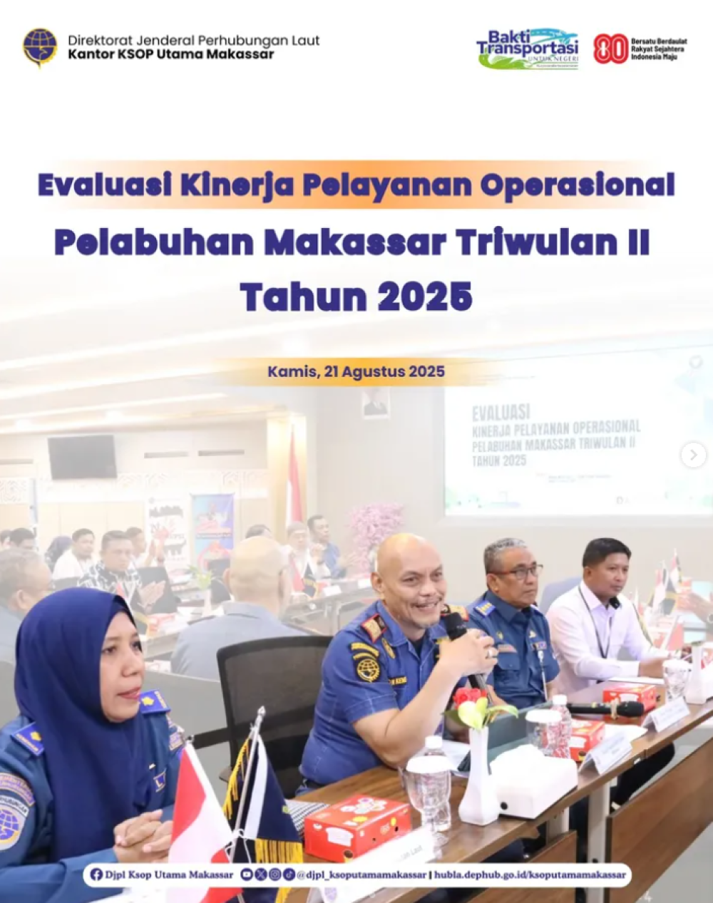 Evaluasi Kinerja Pelayanan Operasional Pelabuhan Makassar Triwulan II Tahun 2025