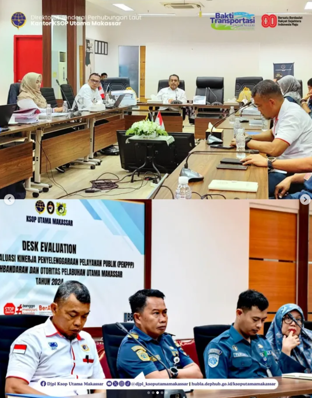 Kunjungan Tim Auditor Inspektorat Jenderal Kementerian Perhubungan