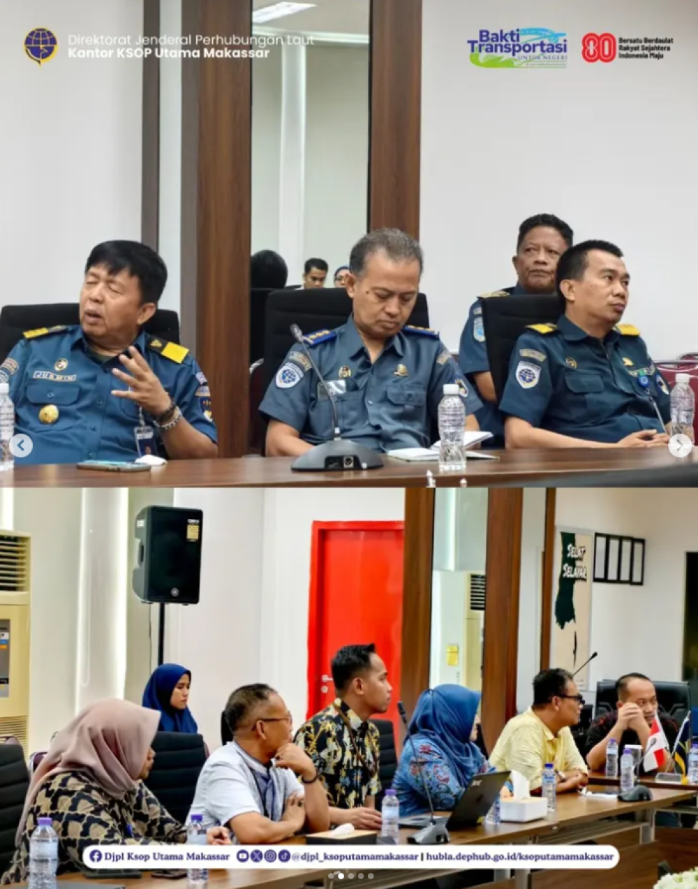 Kunjungan Tim Auditor Inspektorat Jenderal Kementerian Perhubungan