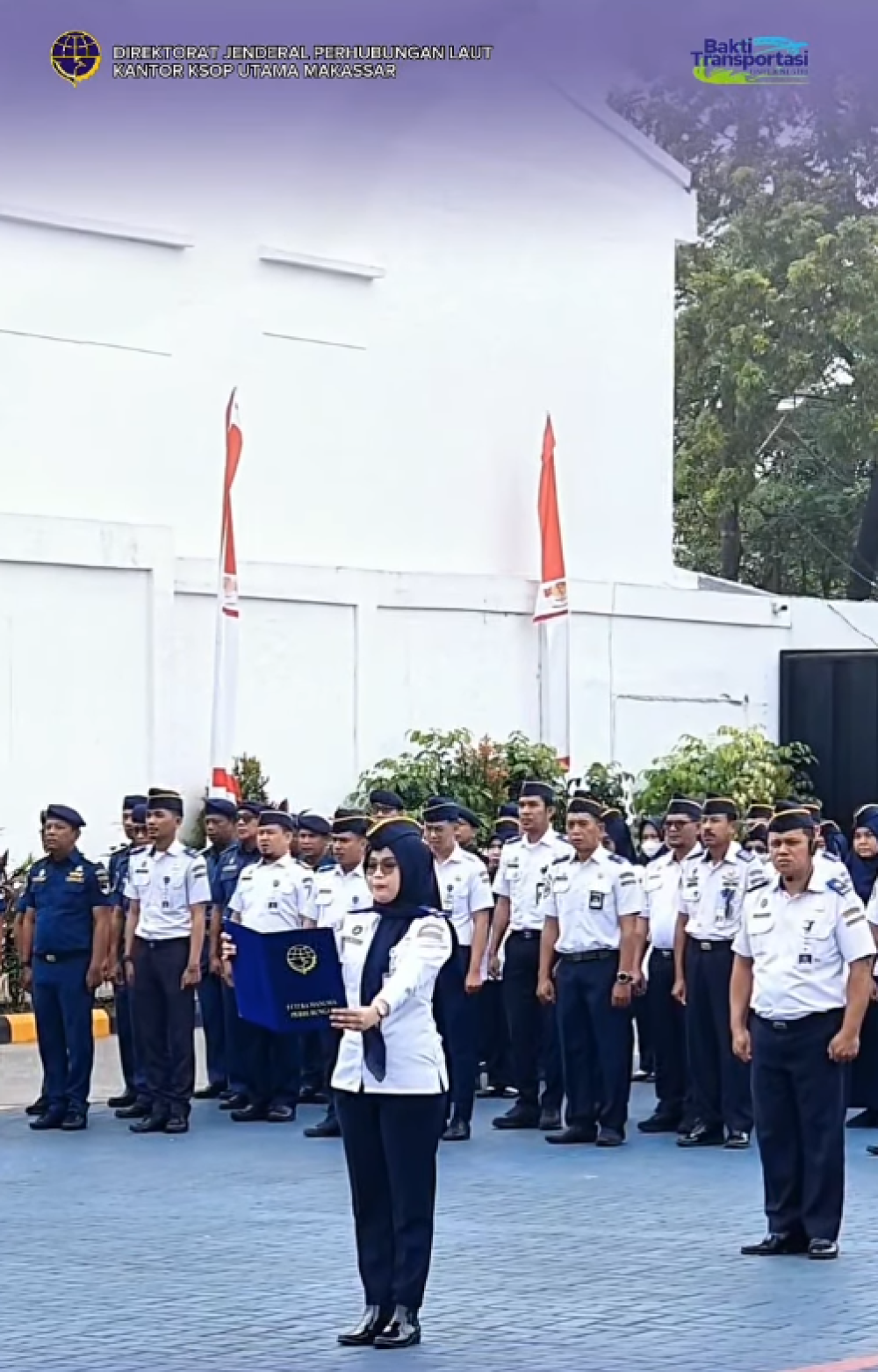 Apel Pagi Dirangkaikan Dengan Pembukaan Harhubnas 2025