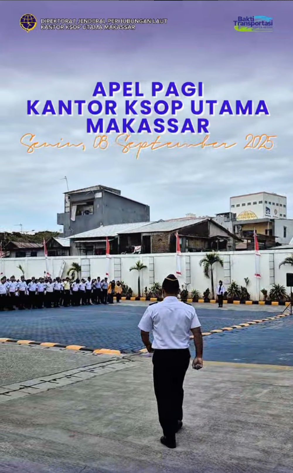 Apel Pagi Dirangkaikan Dengan Pembukaan Harhubnas 2025