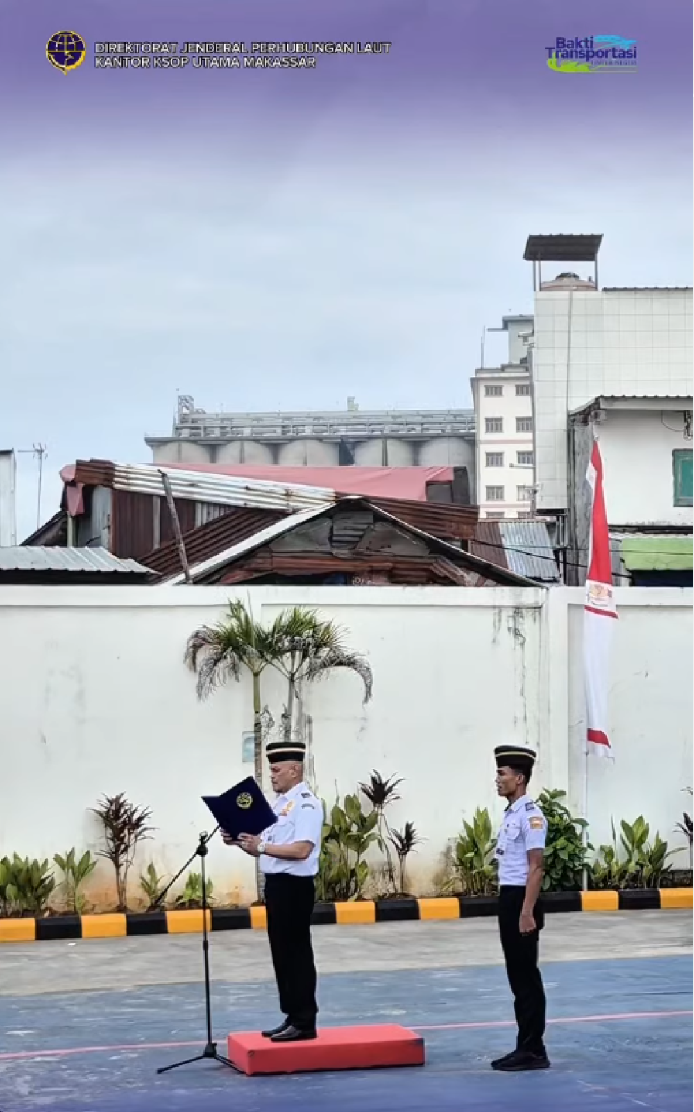 Apel Pagi Dirangkaikan Dengan Pembukaan Harhubnas 2025