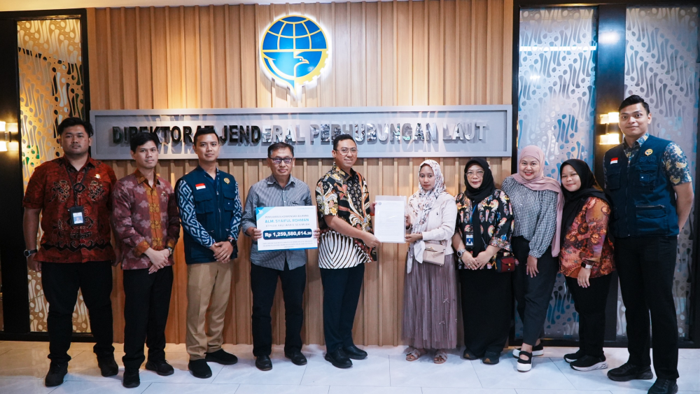 TIGA PELAUT INDONESIA MENINGGAL DUNIA DI LUAR NEGERI, KEMENHUB FASILITASI PENYERAHAN ASURANSI KEPADA AHLI WARIS