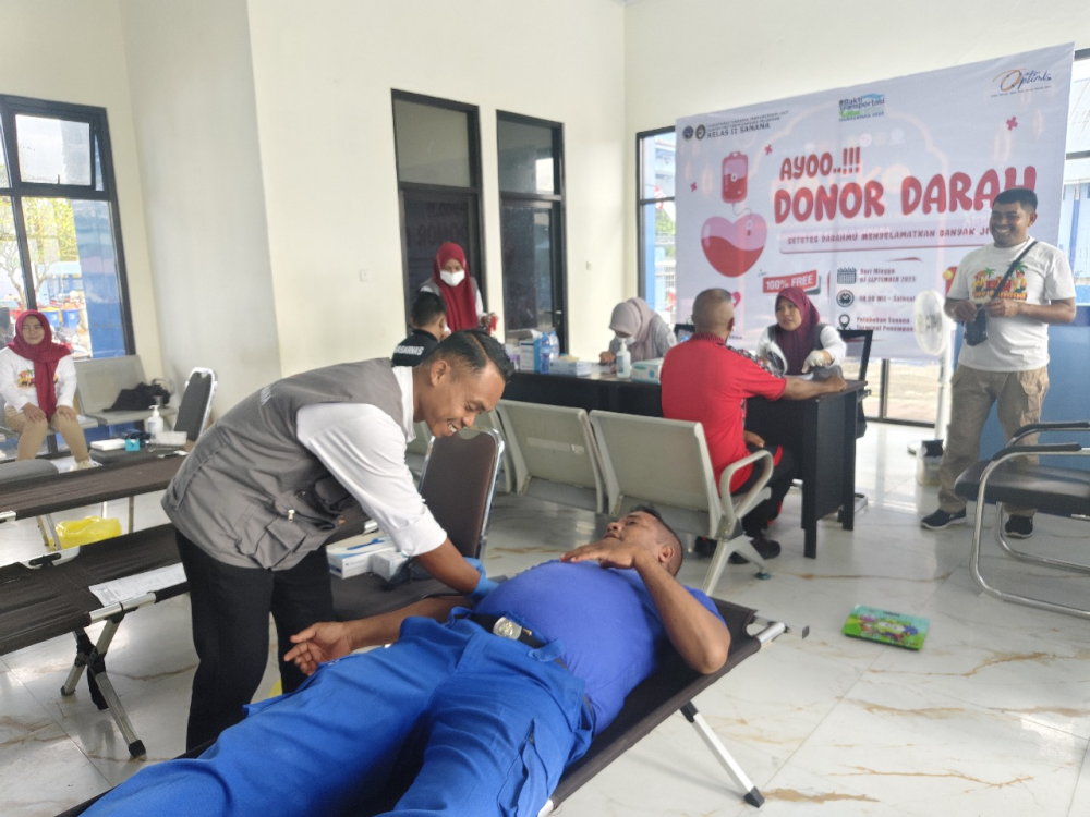 Bakti Sosial dan Donor Darah dalam Rangka hari Perhubungan Nasional Tahun 2025
