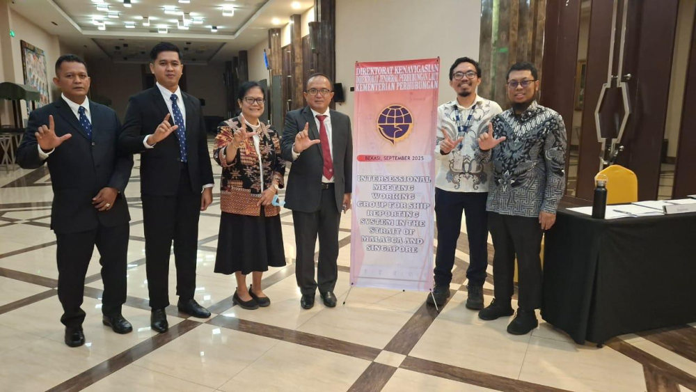Kepala Kantor KSOP Kelas I Dumai menghadiri undangan Inter-sessional Meeting of the Working Group on Ship Repoting System in the Strait of Malacca and Singapore